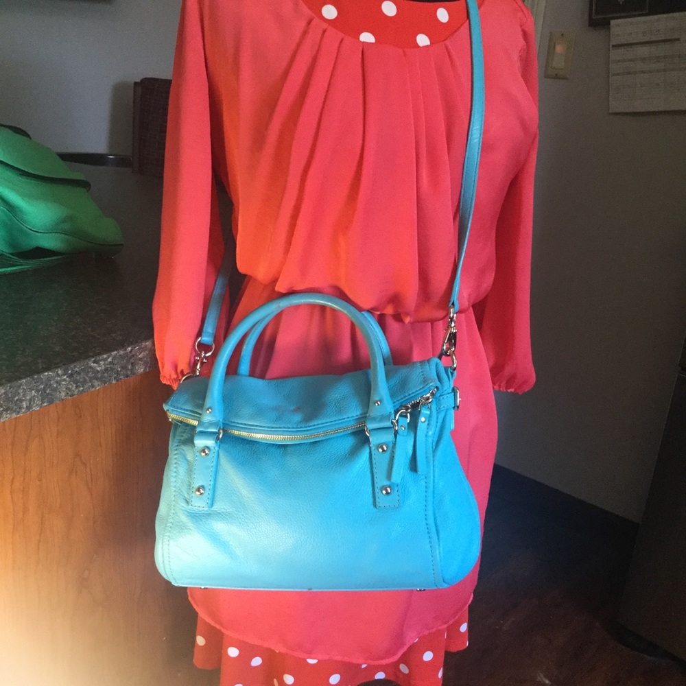 KATE SPADE DUSTY BLUE COBBLE HILL LITTLE MINKA